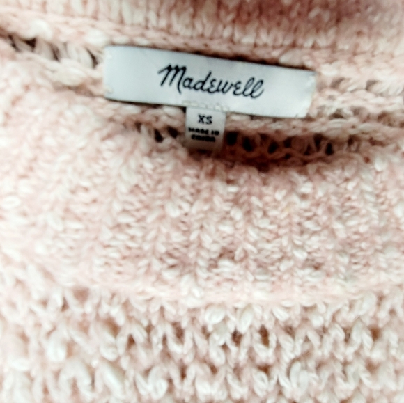 MADEWELL‎ JCrew Pullover Round Collar Ribbed Sweater - Picture 7 of 7
